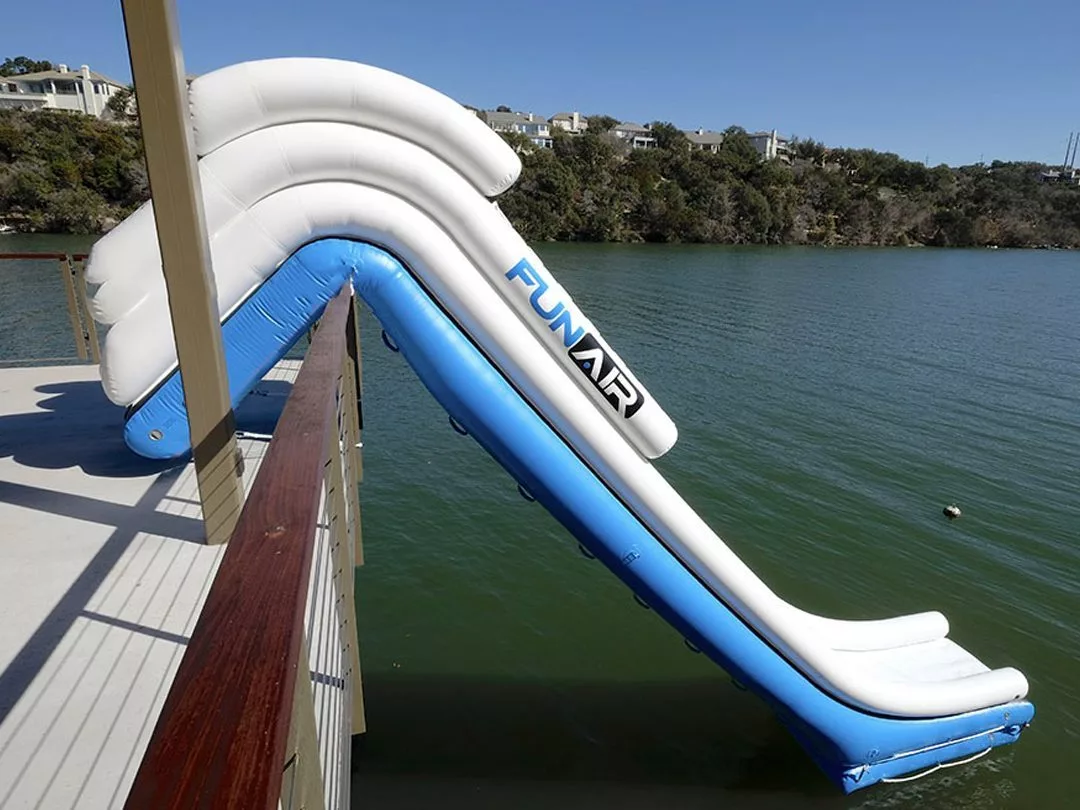 FunAir Inflatable Boat Dock Slide