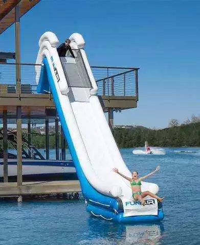 FunAir inflatable-boat-dock-slide