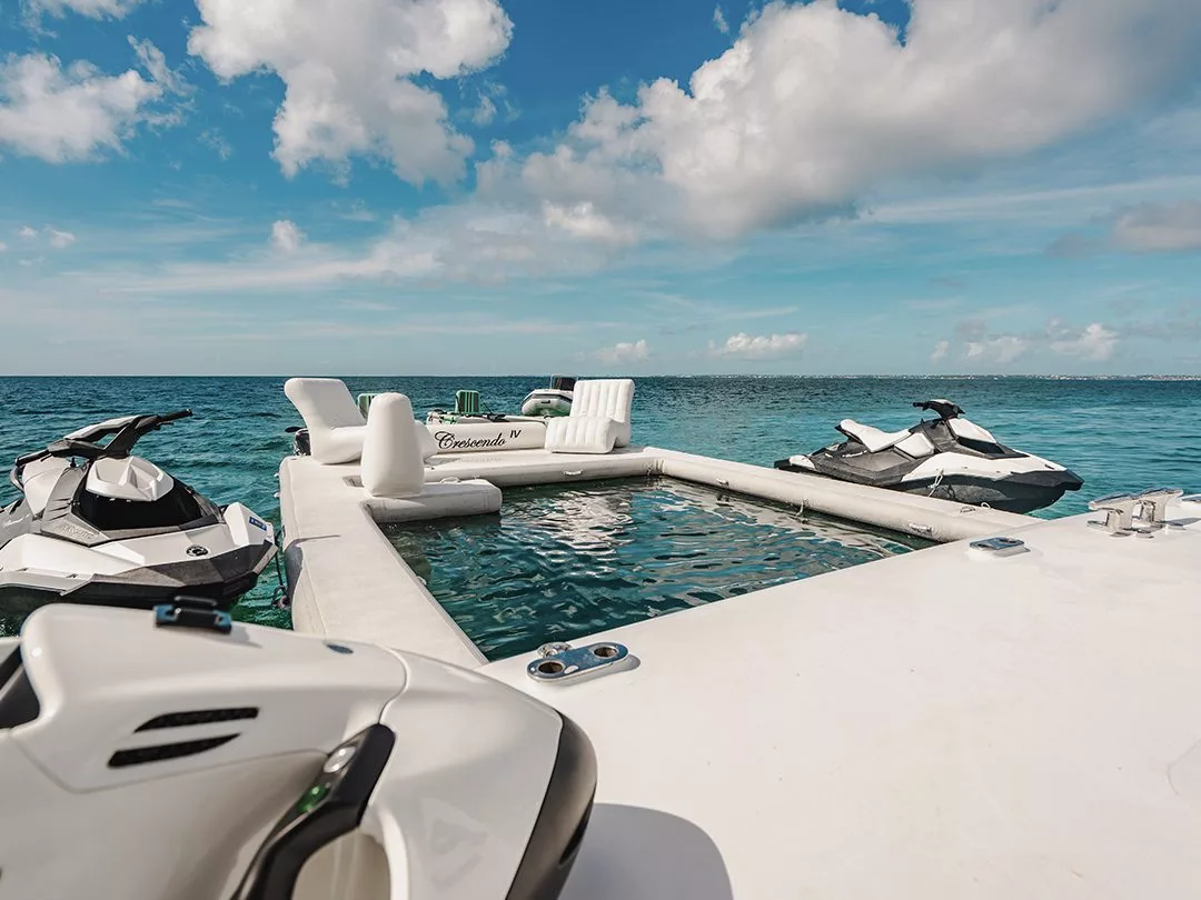 Inflatable Superyacht Wave Chair on superyacht