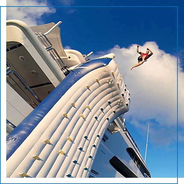 Superyacht Inflatables Custom Climbing Wall