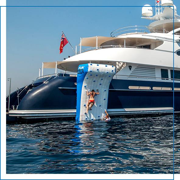 Superyacht Inflatables Water Entry Climbing Wall