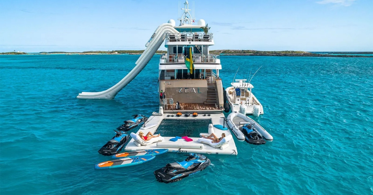 What is FunYachts™️? Find charter motoryachts with the best superyacht inflatables