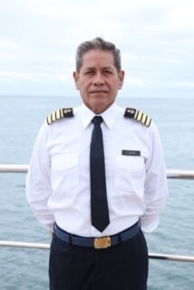 Captain Fabian Reina of charter yacht MY Kontiki Wayra