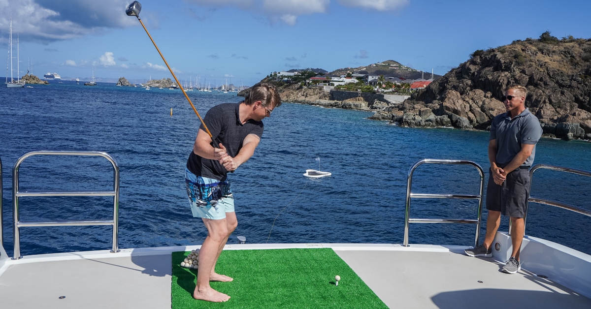 Tee Up for More Charter Fun With Yacht Golf