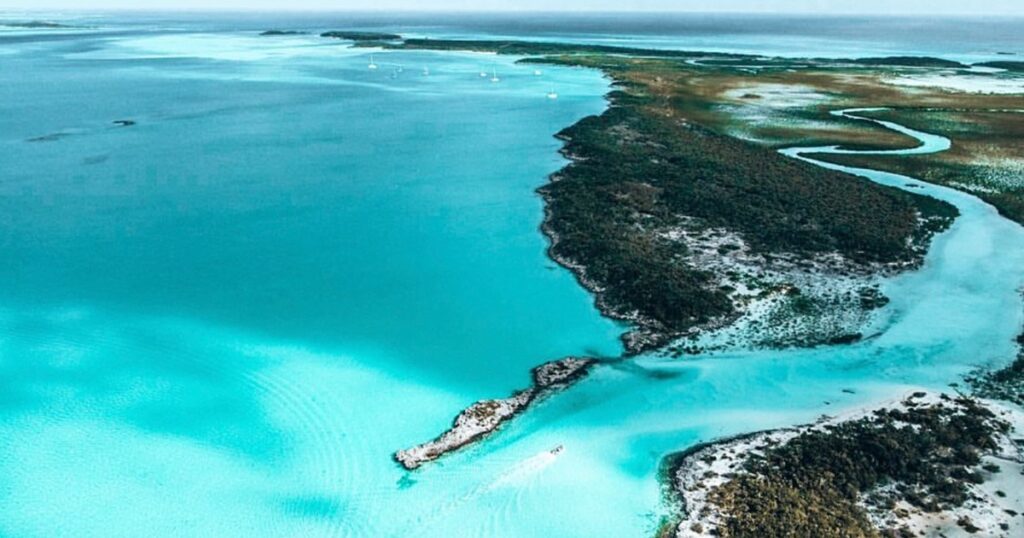 Shroud Cay in the Bahamas Credit @green.cameron on Instagram