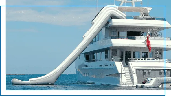 Custom-superyacht-slide-on-board-Motor-Yacht-La-Tania