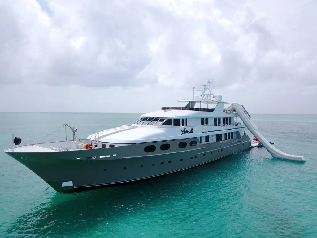 Custom-yacht-slide-on-a-charter-superyacht