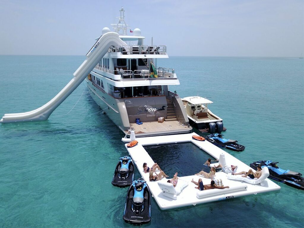 Custom-Beach-Club-Sea-Pool-on-a-charter-yacht