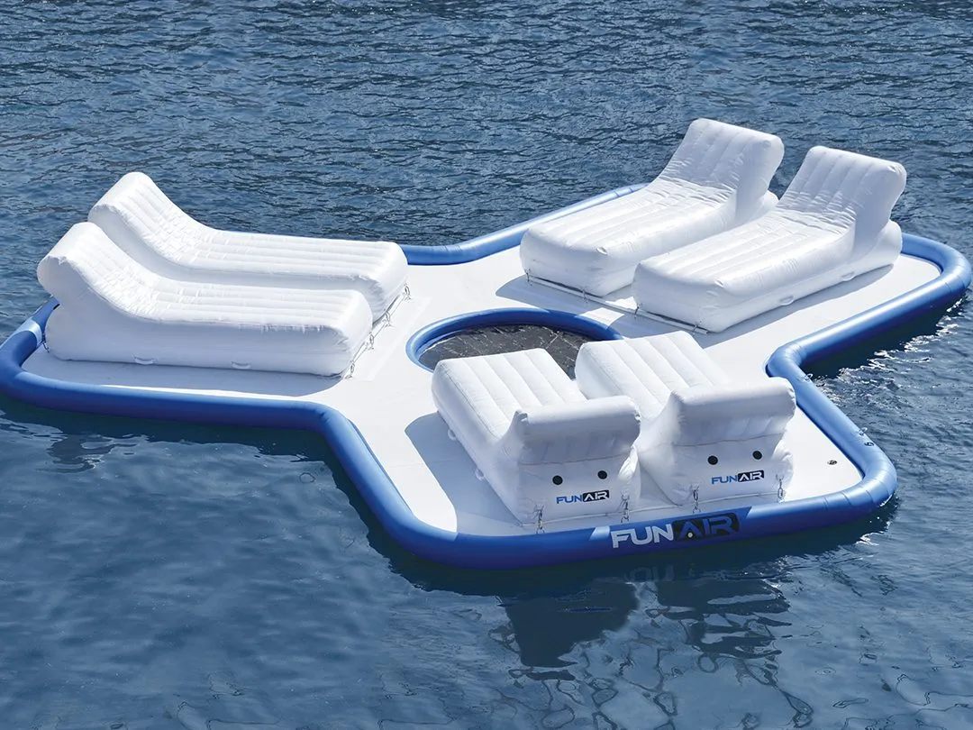 The FunAir Floating Island for charter yachts