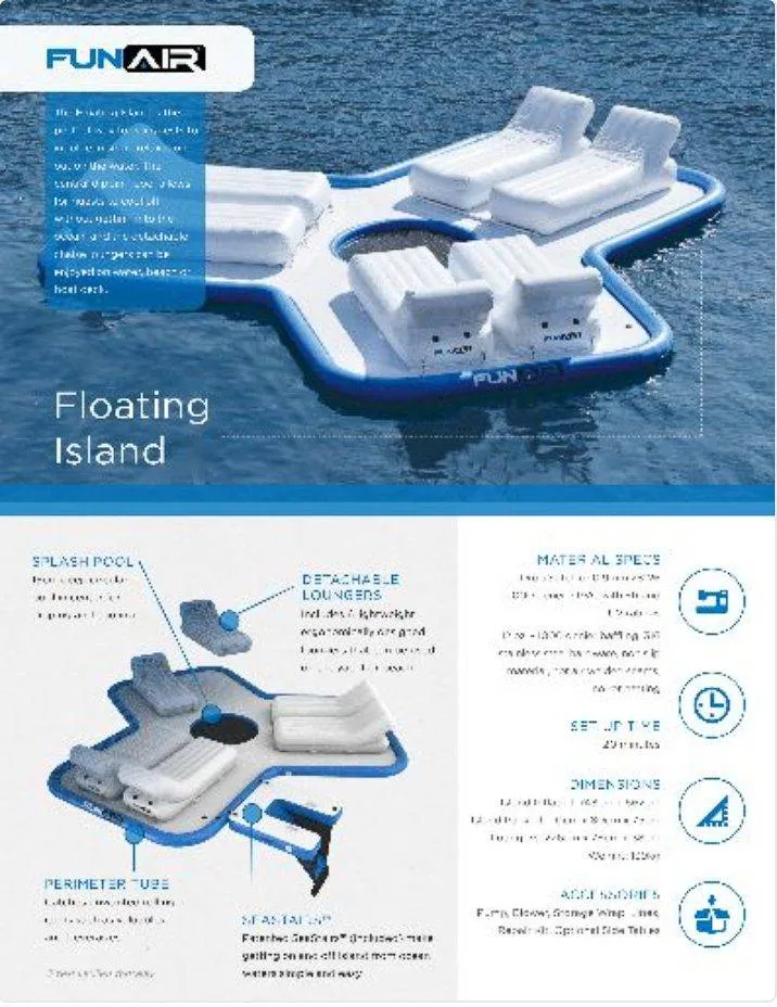 Floating Island Specification Sheet