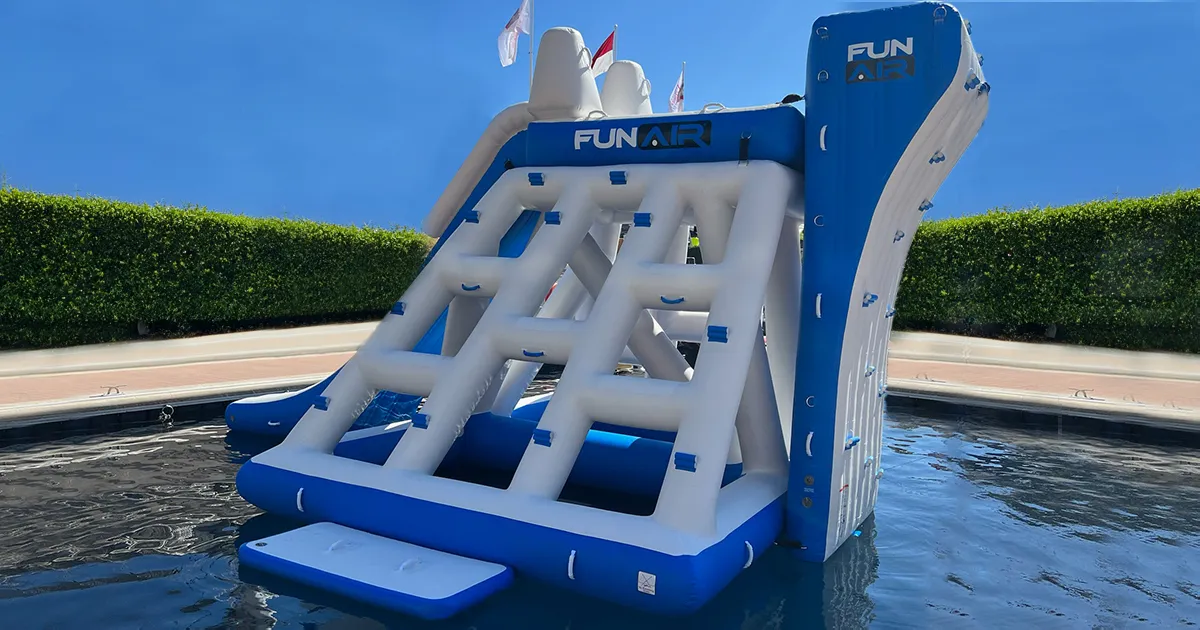 FunAir Climbing Playground superyacht inflatable