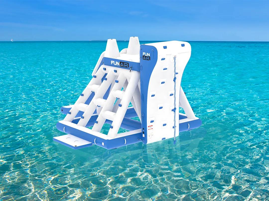 Inflatable Climbing Playground climbing wall view