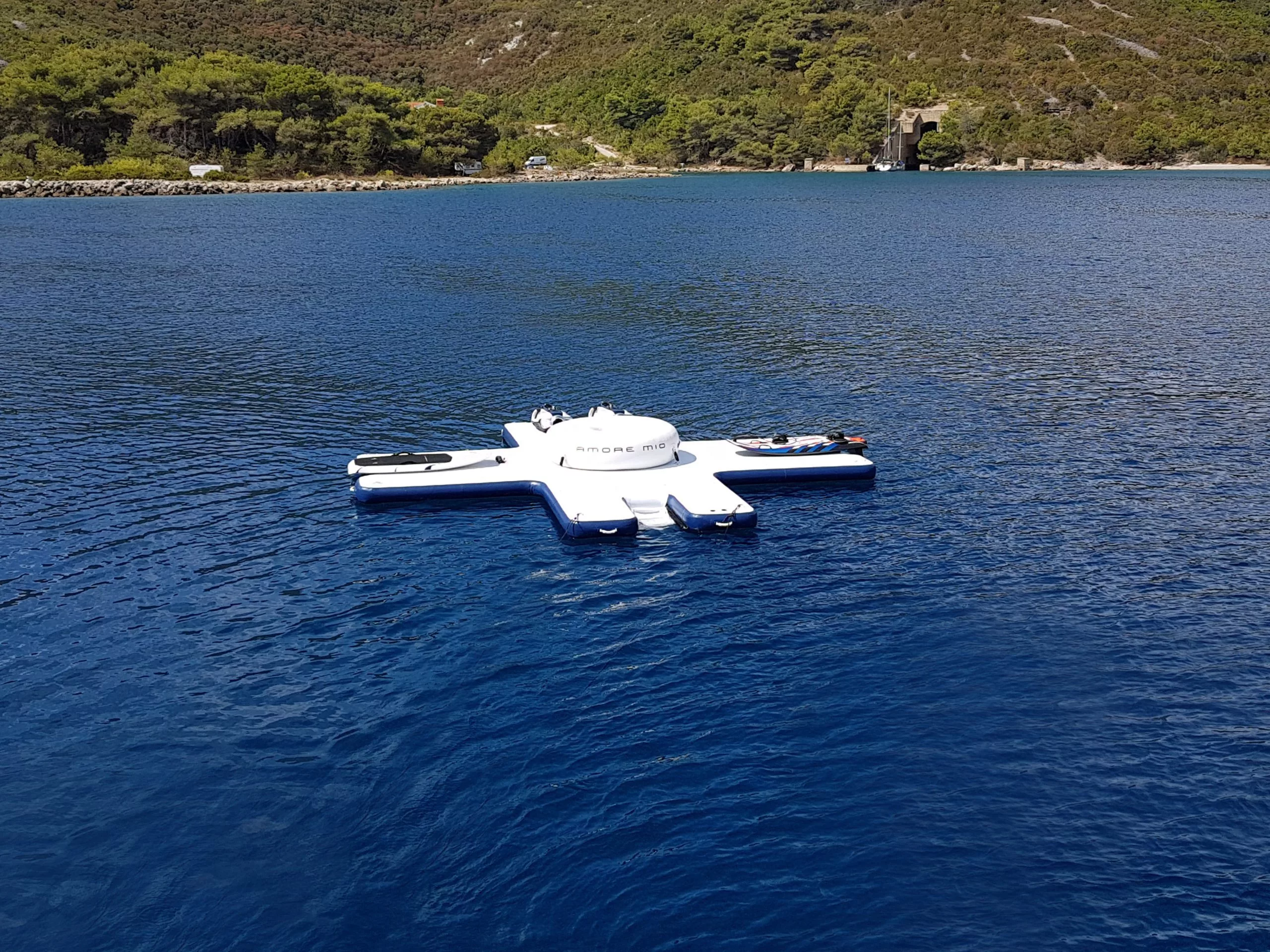 Custom Toy Island from charter superyacht Amore Mio