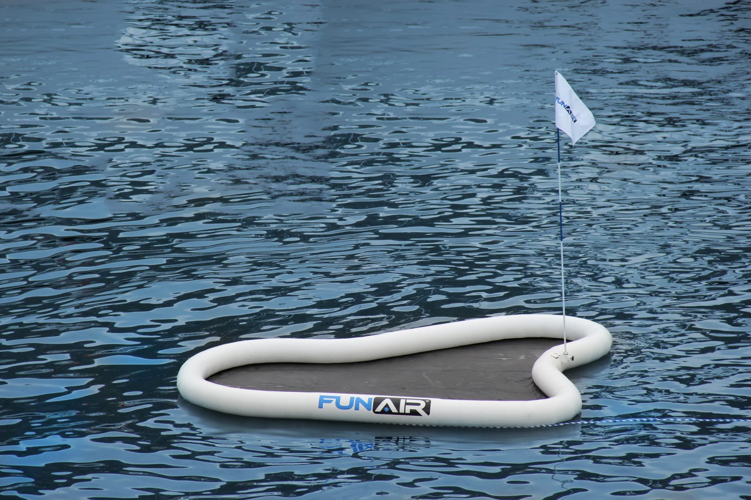 Floating Green part of the Yacht Golf set up from FunAir