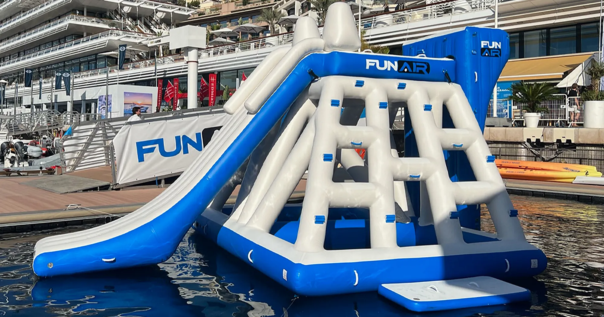 FunAir Climbing Playground on display at Monaco Yacht Show