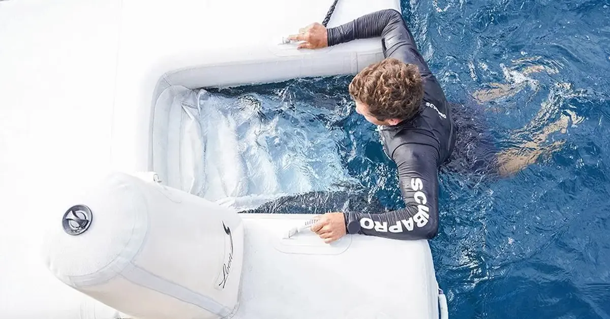 Seaway Inflatable SeaStairs | Superyacht Inflatable Water Toys | FunAir