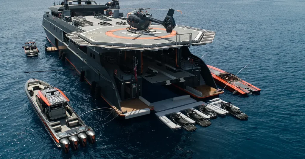 FunAir superyacht Inflatable Jet Ski Docks