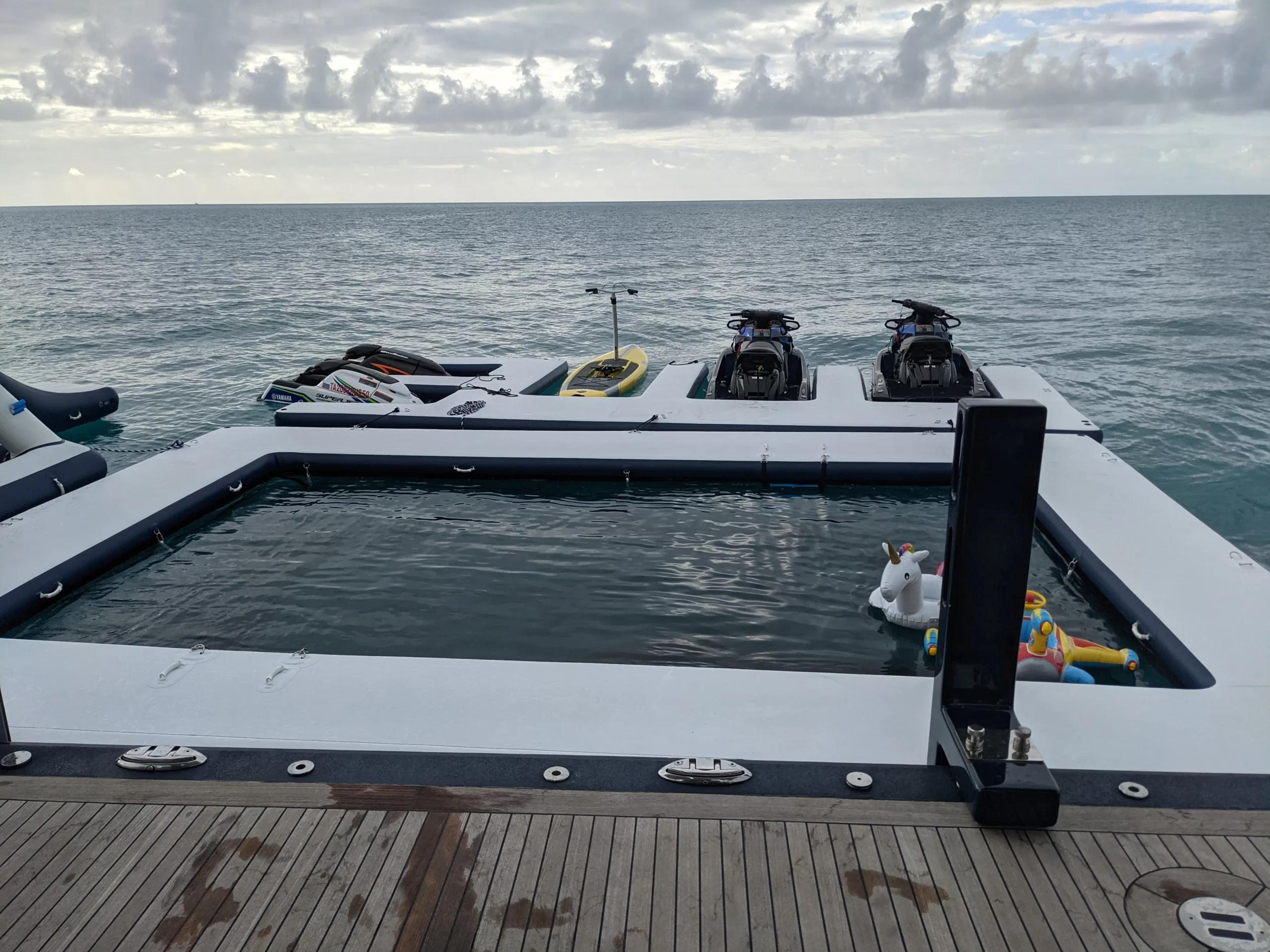 MY Triple 7 Sea Pool & Custom Jet Ski Dock