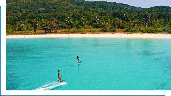 Yacht guests on SCUBAJET Performance models