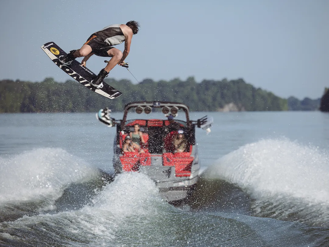 Wakeboarding-using-a-Mastercraft-superyacht-tender