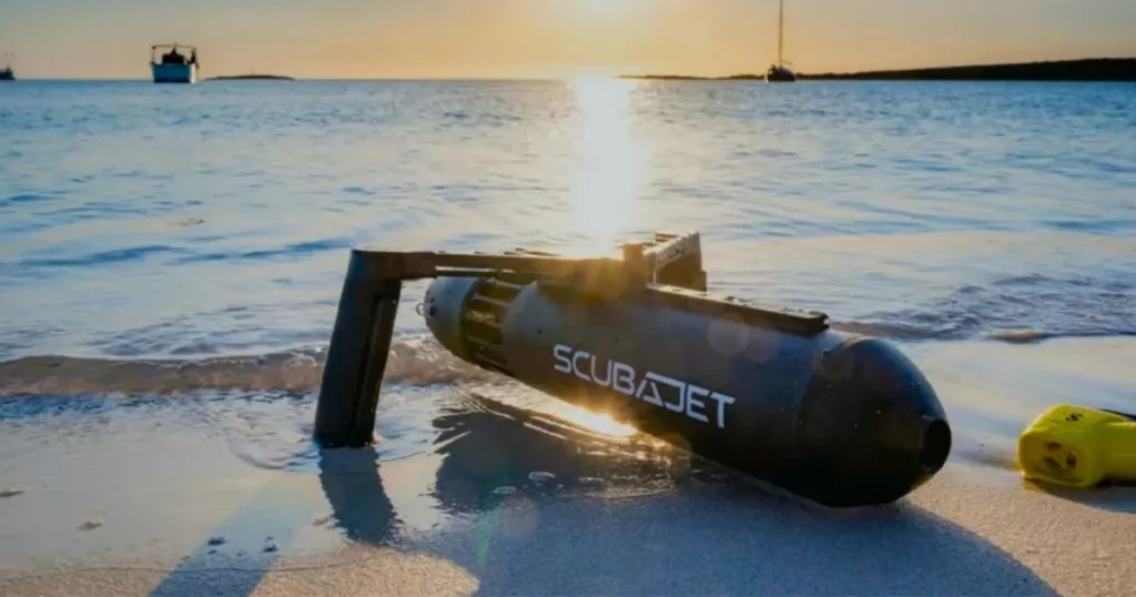 Scubajet PRO at the beach