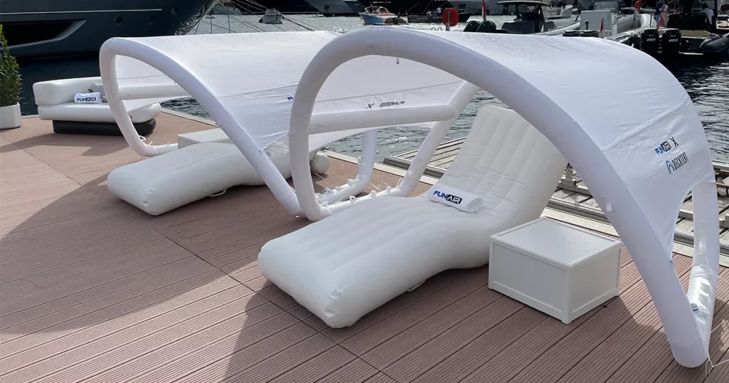FunAir X DeckTent Shaded Loungers