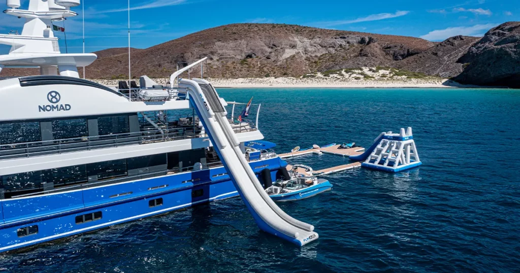 The custom FunAir yacht inflatables on FunYacht MY Nomad