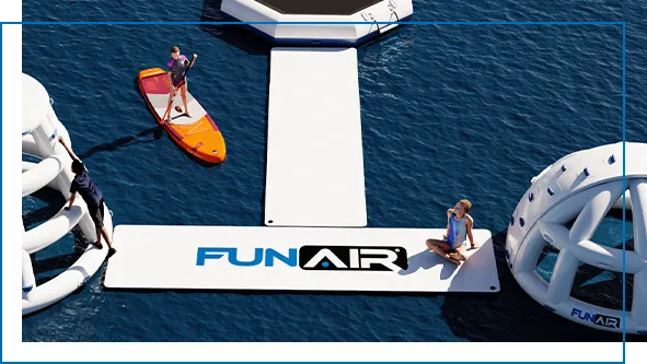 FunAir Water Mat superyacht inflatable water toy