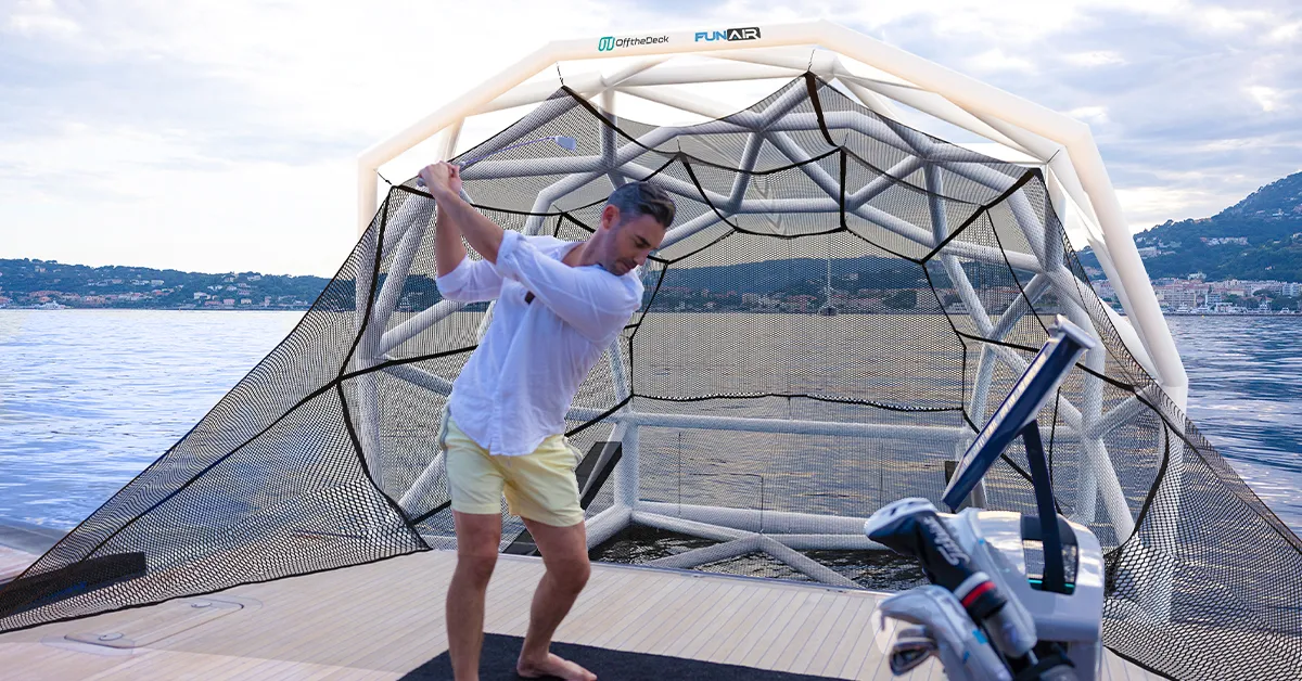 Introducing the FunAir Inflatable Golf Net in Partnership with Off the Deck