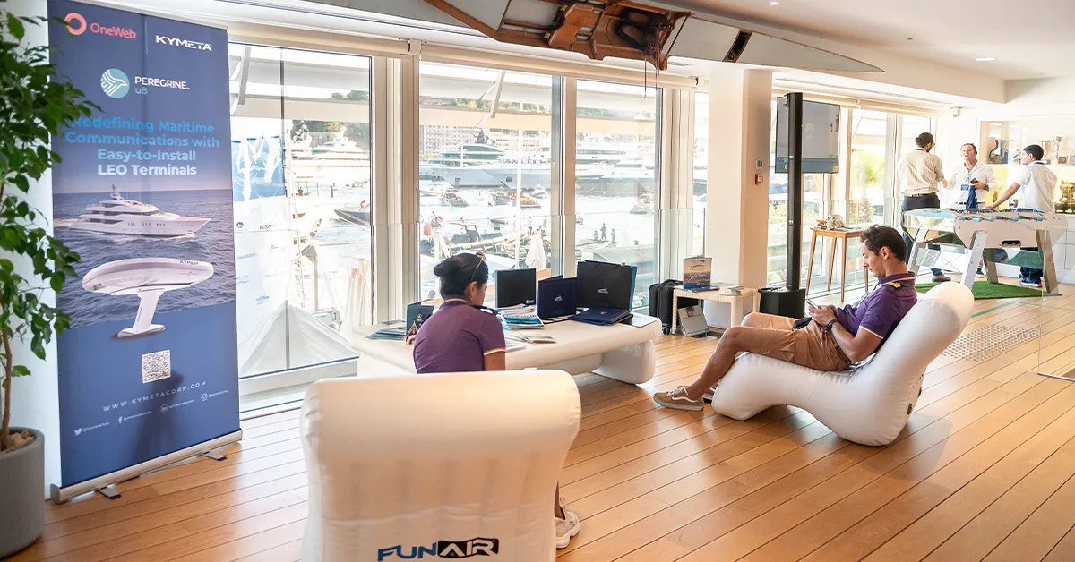 Monaco Yacht Show Captains & Crew Lounge
