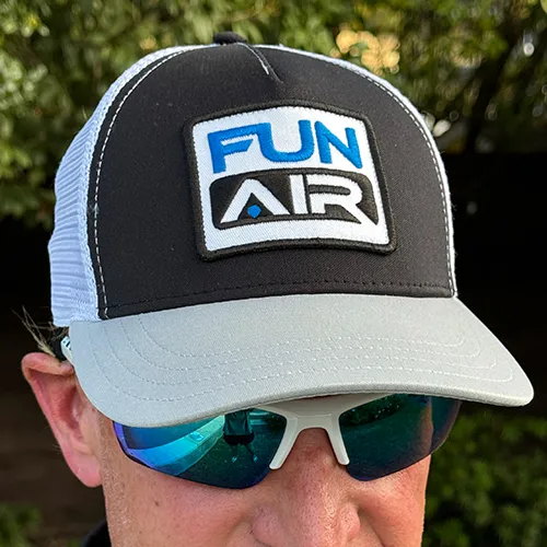 Black-white-and-grey-FunAir-cap