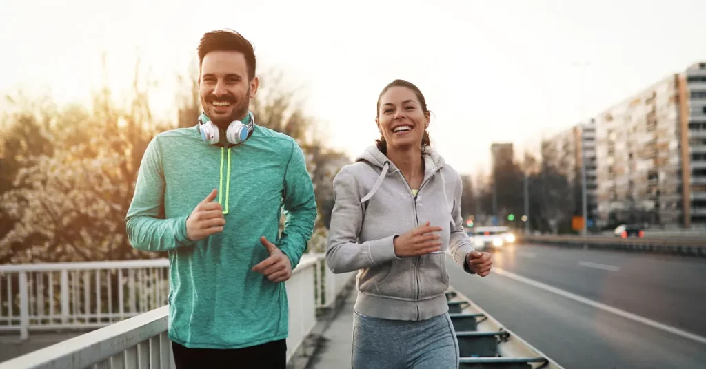 superyacht crew members running to get fit in 2025