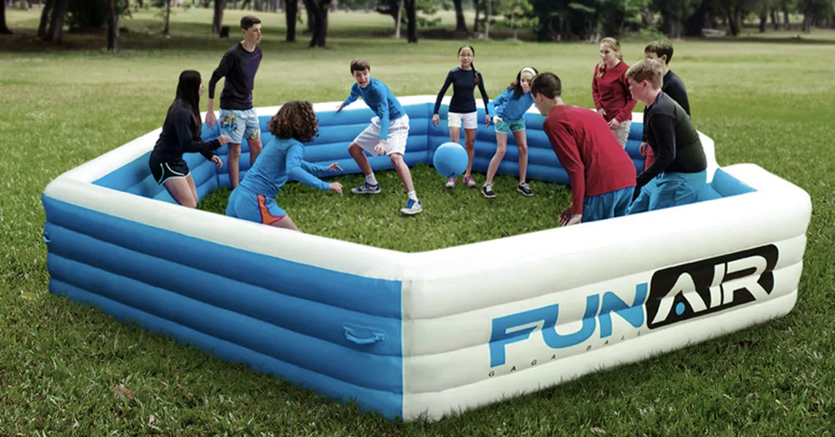 FunAir-inflatable-GaGa-Ball-Pit-at-a-summer-camp