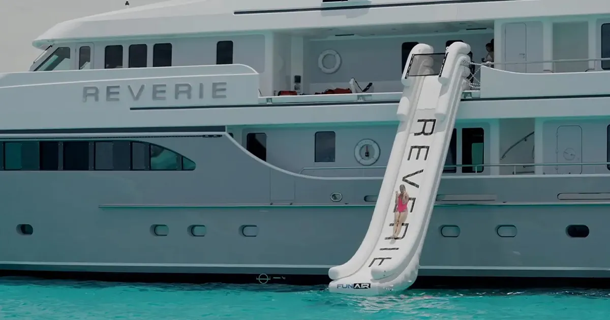 How do I measure up for an inflatable slide