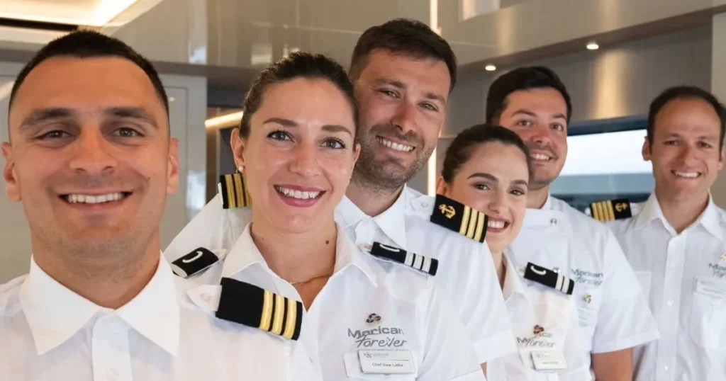 Superyacht crew