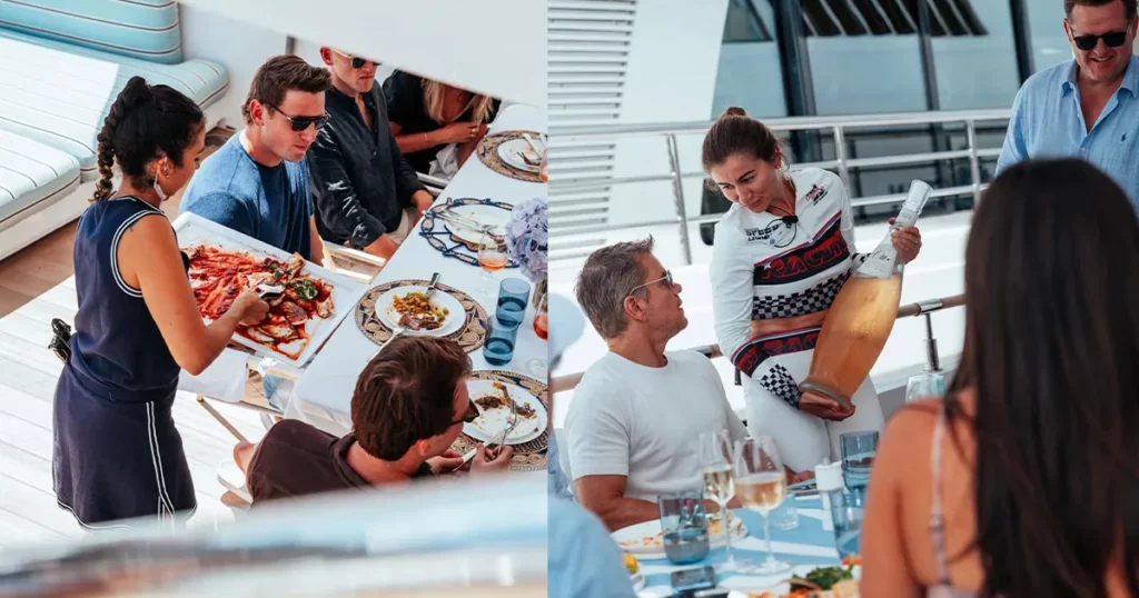 seven star service from the superyacht crew from @coraloceanmegayacht