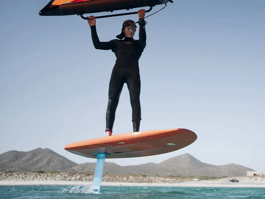 F-One Rocket wing used by superyacht guest