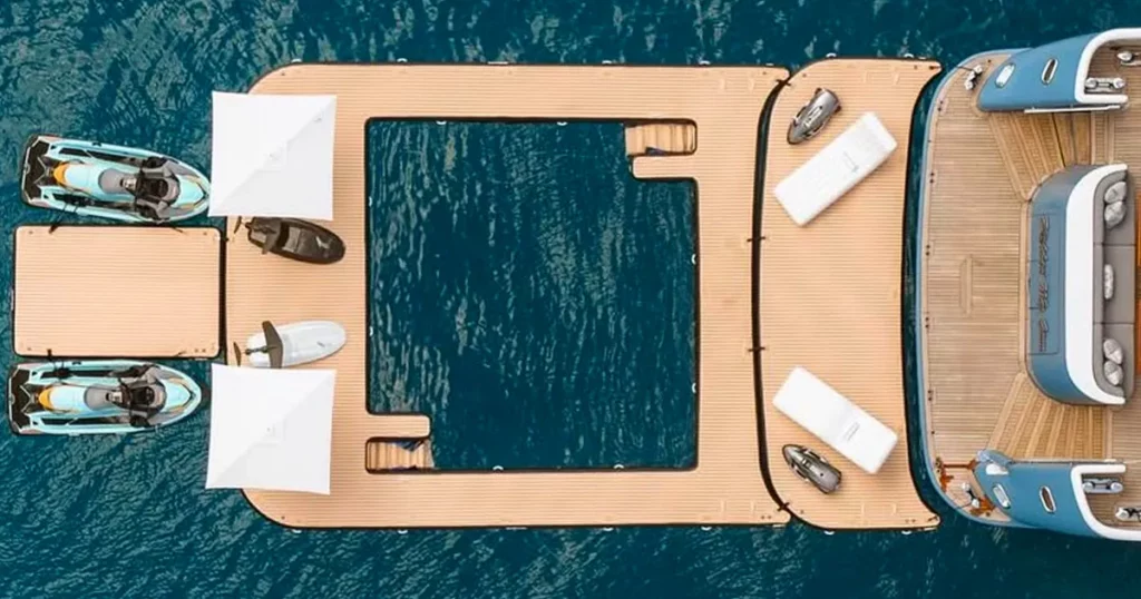FunAir FunFlex modular superyacht inflatables on charter yacht MY Holdin' My Own