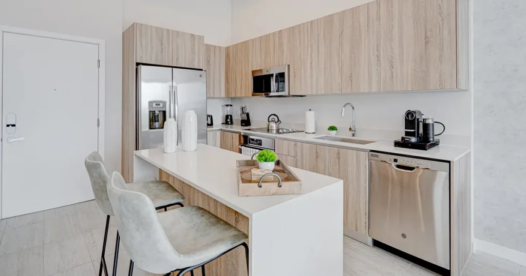 Design District Condo kitchen area