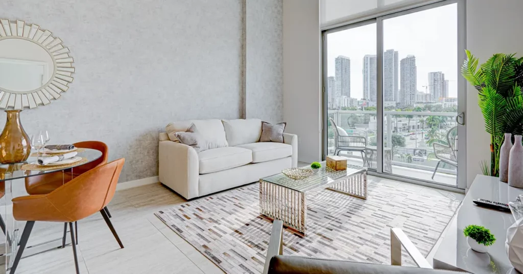 Design District Condo living area