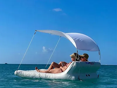 Floating Shaded Lounger