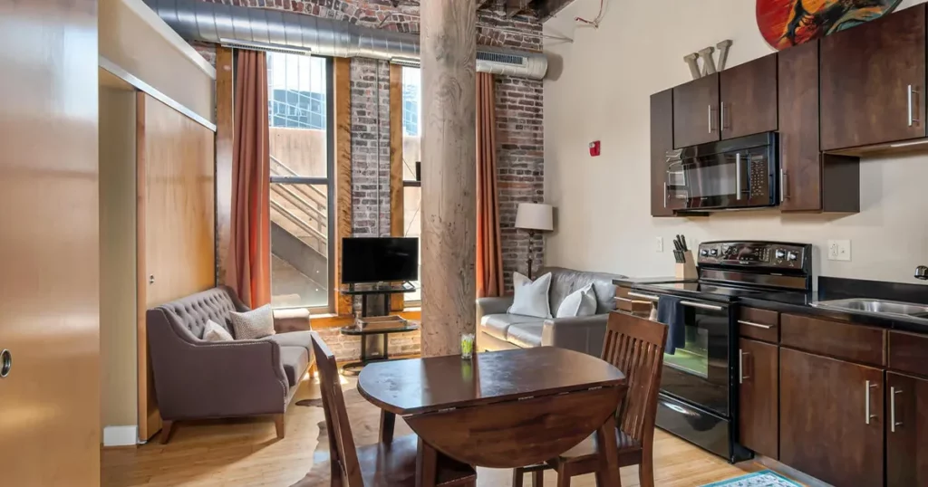 The Willie Loft living area