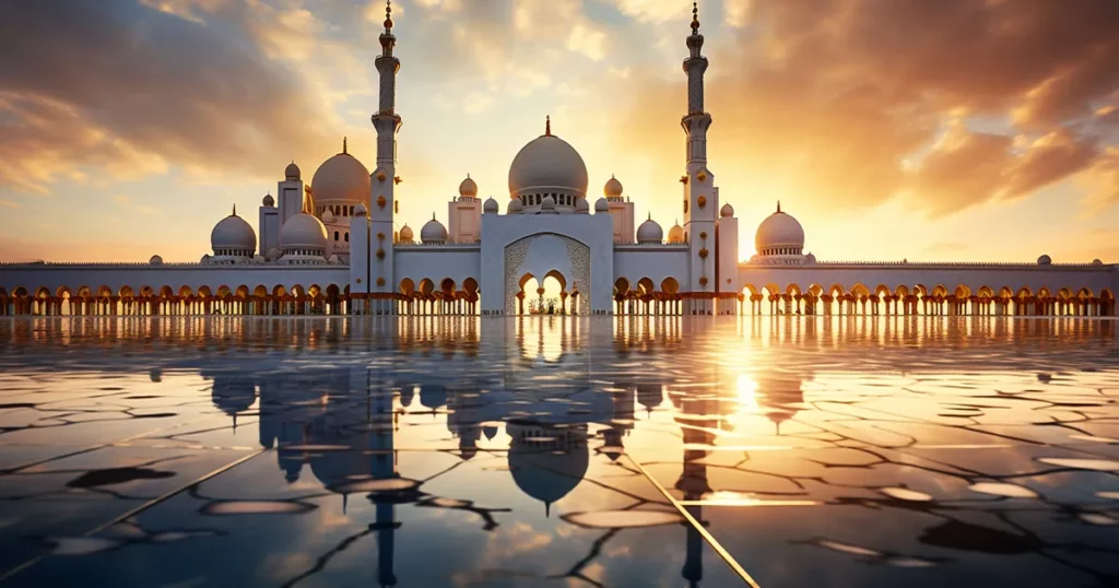 Abu Dhabi islamic mosque