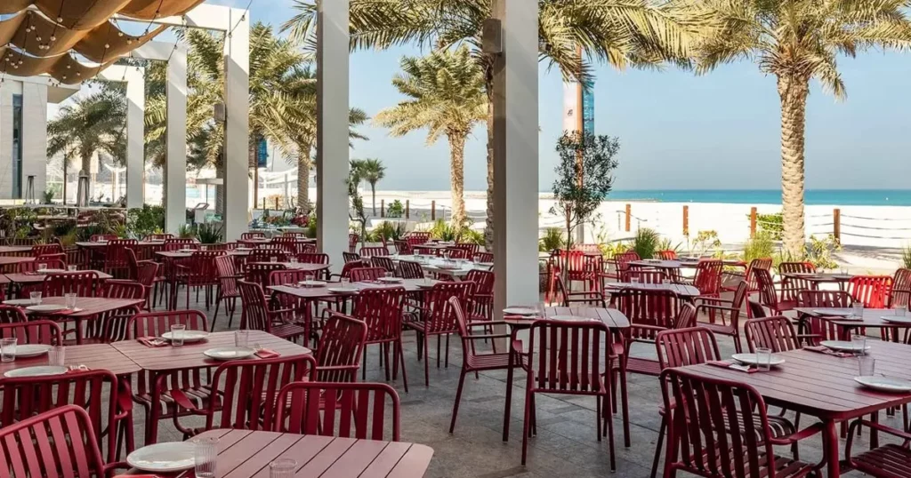 Antonia, Mamsha Al Saadiyat Italian restaurant visited by yacht crew in Abu Dhabi