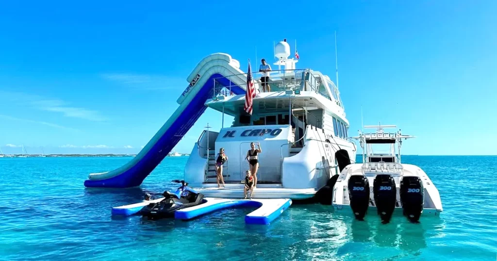 FunAir superyacht inflatables on MY Birdy