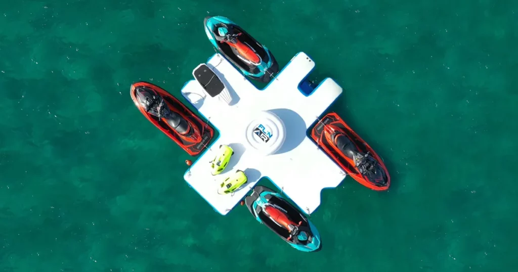The FunAir Toy Island superyacht Inflatable