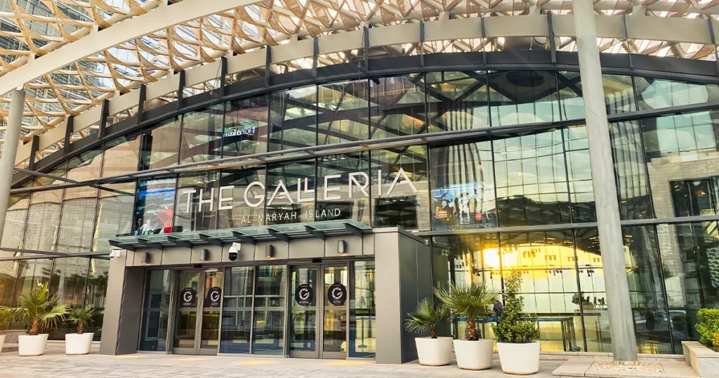 The Galleria Al Maryah Island - Luxury Shopping by the Waterfront for superyacht crew in Abu Dhabi