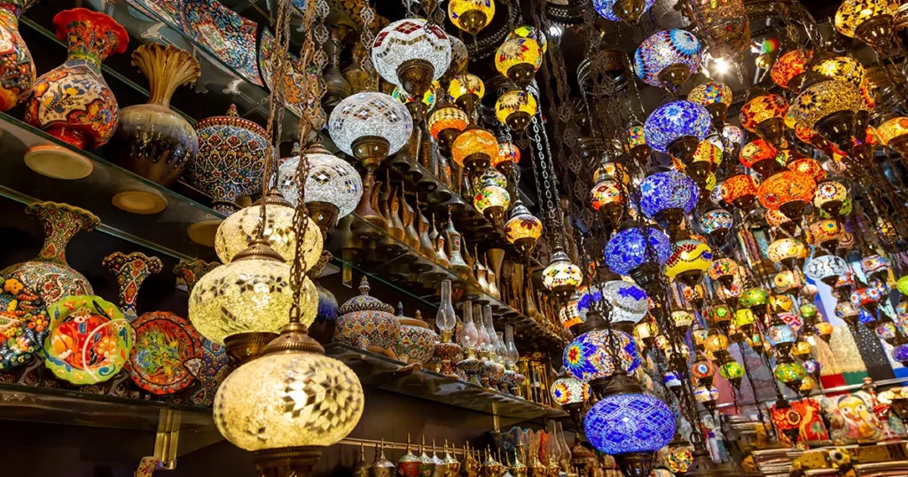 tourist store in Dubai visited by crew from a luxury charter superyacht