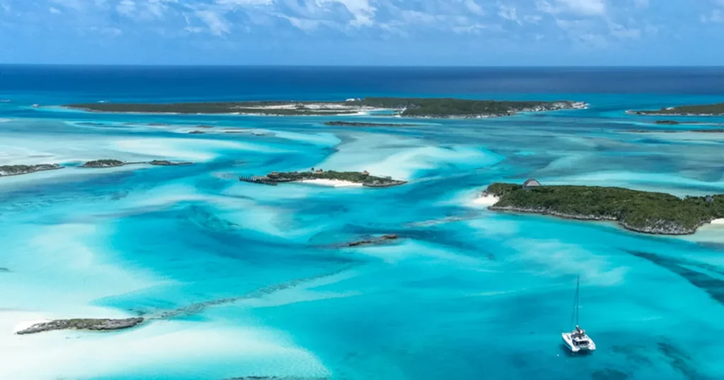 superyacht destination The Exumas, Bahamas