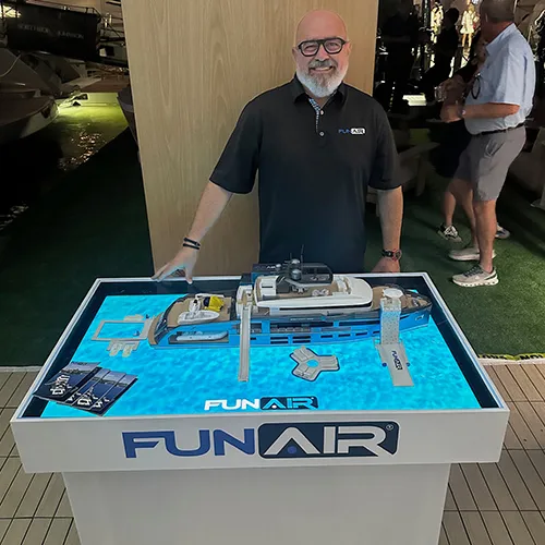 FunAir-and-Northrop-and-Johnson-at-FLIBS-2025-FunAir-display-area.webp